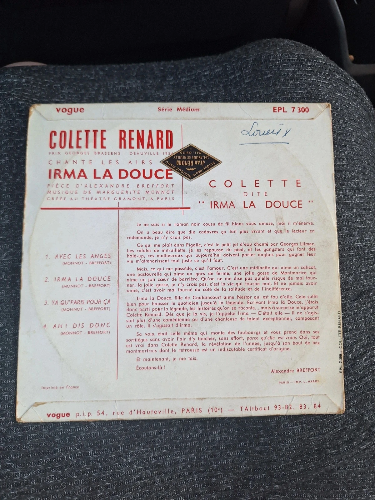 Colette Renard Irma La Douce – photo 2